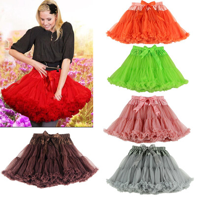 

буэнос ниньос женщин туту юбка миди pettiskirt двойной слой