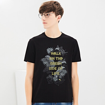 

DANCING WOLVES Slim Fit Printed T-Shirt