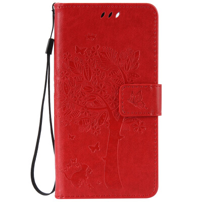 

Red Tree Design PU Leather Flip Cover Wallet Card Holder Case for WIKO LENNY 3