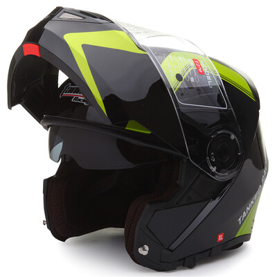 

Tanked Racing T270 Motorcycle Helmet Black Gear