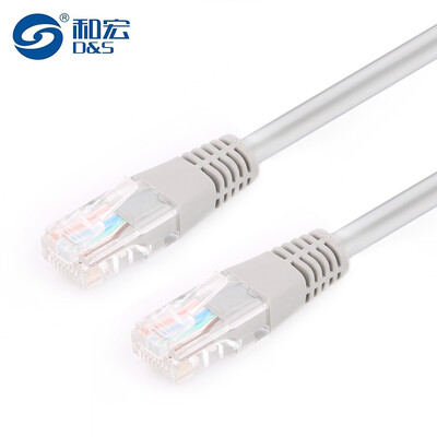 

And the macro D & S DS5001 super five network cable Category 5 network cable eight core twisted pair cable Fast Ethernet network cable network jumper line cable 3 meters white