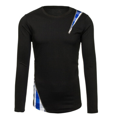 

Mens fashion casual T-shirt hoody