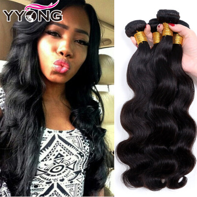 

YYONG Malaysian Hair Weave Bundles 8A Малайзийские волосы для волос с волнами для волос Natural Black Virgin Malaysian Hair 4 Bundles Бесплатная доставка