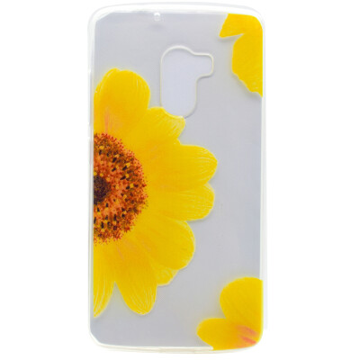 

Sunflower Pattern Soft Thin TPU Rubber Silicone Gel Case Cover for Lenovo Vibe K4 Note/A7010