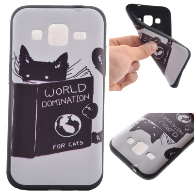 

Cat Pattern Soft Thin TPU Rubber Silicone Gel Case Cover for Samsung Galaxy Core Prime G360