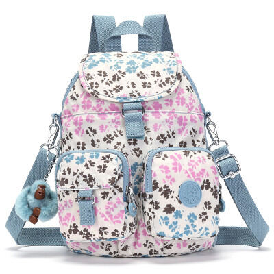 

Kipling Kay Pu Lin leisure handbags shoulder bag female shoulder bag female K13108 blue bottom light powder small floral