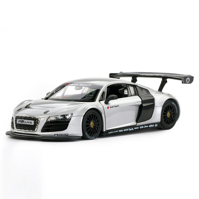 

Starlight (Rastar) Audi R8 alloy car model 1:24 simulation alloy car model 56100 silver