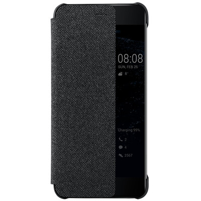 

Huawei (HUAWEI) P10 original phone case / case / holster smart window phone case - dark gray Huawei P10 (5.1 inch screen