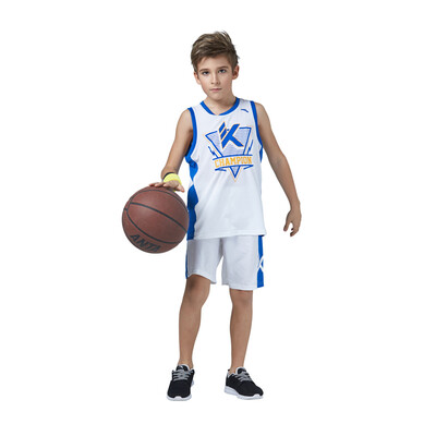 

ANTA Children's Basketball Set Children's Sports Two-piece Set 35721204 Pure White 130