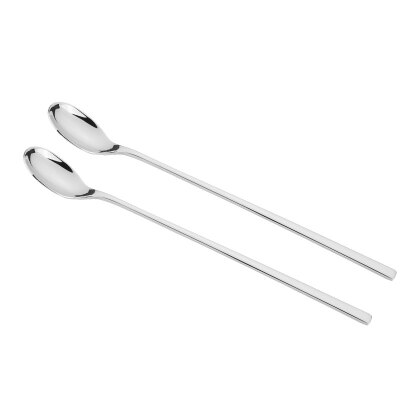 

Road card cool LUCUKU 304 stainless steel long handle spoon ice coffee stir bar two sets