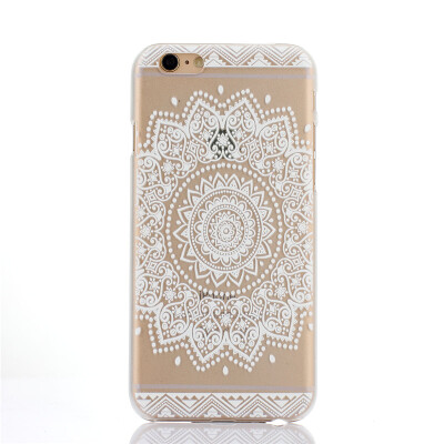 

White Flower Pattern Soft Thin TPU Rubber Silicone Gel Case Cover for IPHONE 6 Plus/6S Plus