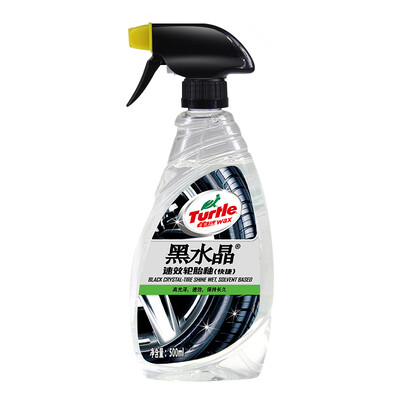 

Turtle Wax Black Crystal Quick-acting Tire Glaze Car Wheel Cleaner Car Cleaning Glazing Protector Crystal Gloss Tire Wax G-3016 500ml