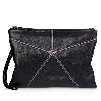 

Pabojoe Men&39s Handbag Men&39s Vegetable Tanned Cowboy&39s Handbag Bag Fashion Bag Free Men&39s Handbag PBJ1717 Black
