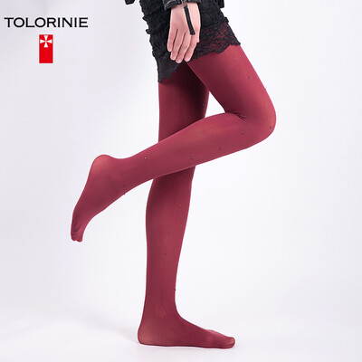 

Jingdong Supermarket TOLORINIE stockings fashion hot drilling jacquard crotch pantyhose spring&summer rendering sexy pantyhose 1 group K111361099
