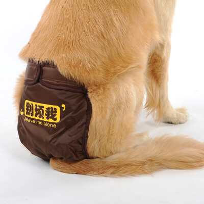 

Huapin Pet (hoopet) Dog Physique Pants Large Dog Bitch Anti-harassment Health Pants Safety Pants Coffee