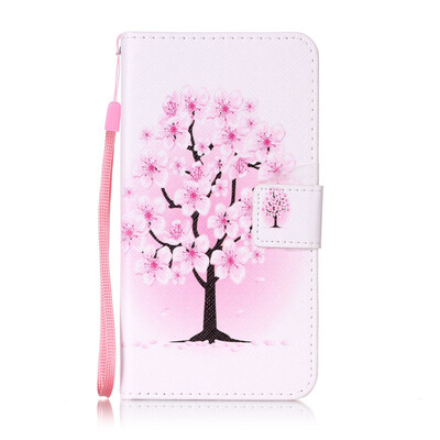 

Peach Blossom Design PU Leather Flip Cover Wallet Card Holder Case for Xiaomi Redmi Note 3