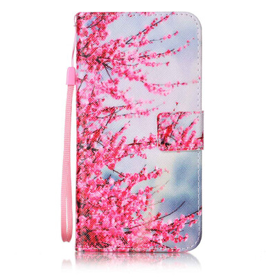 

Plum Blossom Design PU Leather Flip Cover Wallet Card Holder Case for Samsung Galaxy S6 Edge PlusG9280