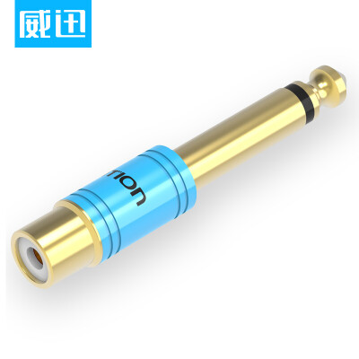 

VENTION VAB-S04-L 3.5 turn 6.5 audio adapter headphone microphone speaker cable 3.5mm turn 6.5mm female ice blue