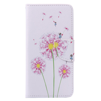 

Pink Dandelion Design Кожа PU откидной крышки Кошелек для карты Держатель для HUAWEI P9