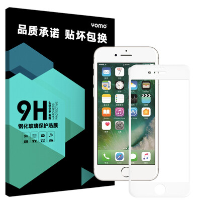 

[3D полного экрана] Yomo iphone6 ​​/ 6с стал взрывозащищенной мембрана гибка 3D полного охвата мобильного телефона ФИЛЬМА Apple, защитной пленки стало 6 изгибающего 3D полного покрытия белого