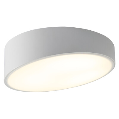 

【Jingdong Supermarket】 Jinhua creative bedroom lighting ceiling lamp study personality lighting white semi-cylindrical 40CM diameter dimming color 24W