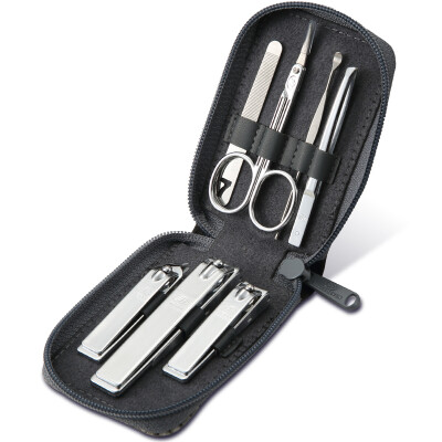 

777 Nail Knife Set Nail Scissors Repair Repair Manicure Set 7pcs TS-1539 Crocodile Pattern