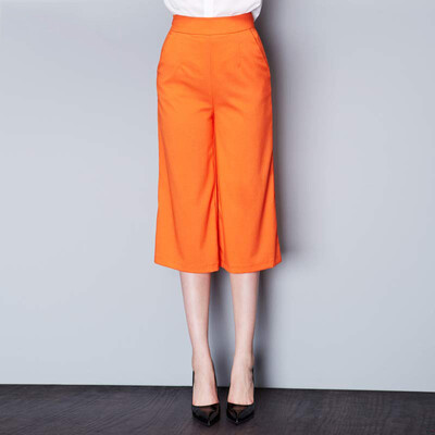 

Marc Rebecca Marc Rebecca seven pants wild straight casual pants thin section of seven casual pants trousers 61015K orange S code