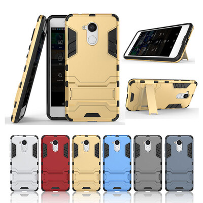 

Золотой Slim Robot Armor Kickstand Ударопрочный жесткий корпус из прочной резины для HUAWEI Honor 6S