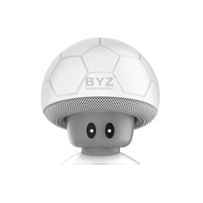 

BYZ BTS006 Mushroom head mini wireless Bluetooth audio portable phone small speakers outdoor sucker sound white