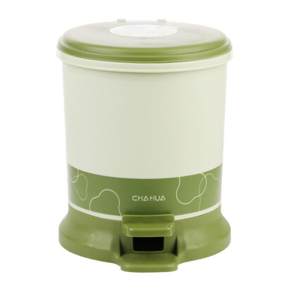 

Jingdong supermarket] camellia CHAHUA trash cans 24CM foot round luxury sanitary barrels (KA) 15101K