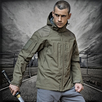 

FREE SOLDIER outdoor tactical with warm lining jacket wear-resistant breathable water-repellent camping hiking coats