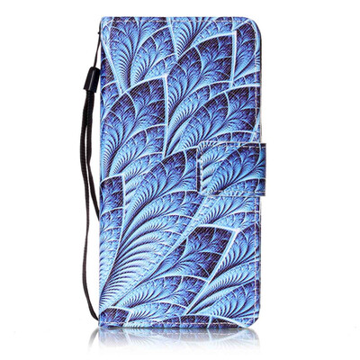 

Blue Dazzle Дизайн PU кожа флип Обложка Кошелек для карты памяти чехол для Wiko Lenny 3
