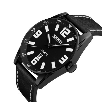 

Moment beauty skmei watch men&39s sports leisure fashion three-dimensional scale quartz watch 9137 brown