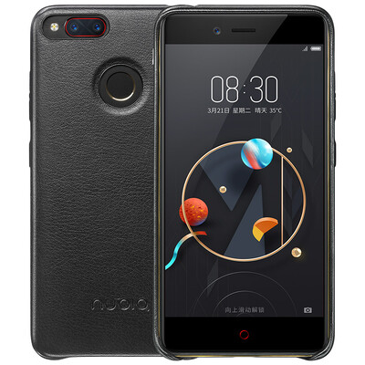

Nubian (Нубия) полный подходит кожаный чехол для Z17mini (NX569H) телефона [черный]