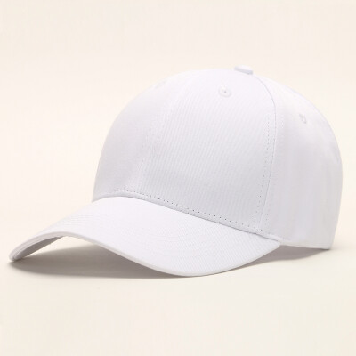 

IKEWA) BQM029bai baseball hat male ladies' cap cap leisure sports sunscreen sun hat flat along cap spring summer summer Korean tide cap hip hop hat white