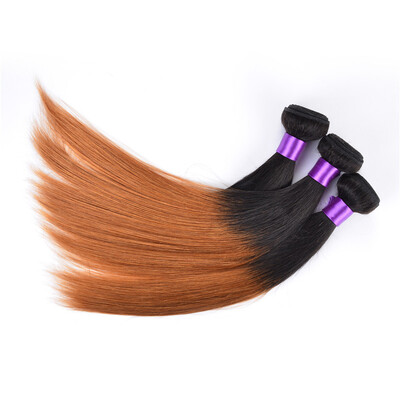 

Ombre Brazilian Virgin Hair Straight 7A Ombre Human Hair Weaves 2 Bundles Ombre Brazilian straight Virgin Hair