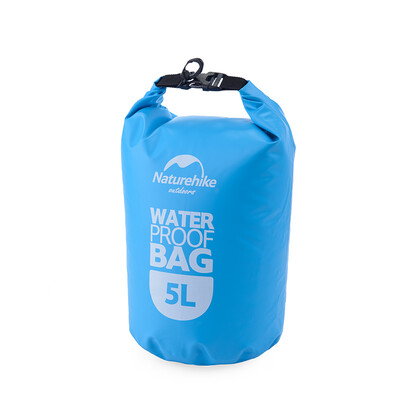 

Nautilus Naturehike outdoor sports storage supplies mobile phone clothing items waterproof swimming bag drift bag 5L sky blue