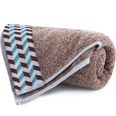 

Sanli cotton selection twill corrugated satin big towel 36 × 76cm thick soft absorbent face wash towel ink gray