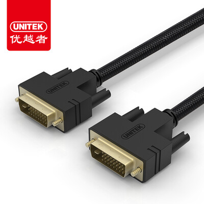 

(UNITEK) Кабель DVI для кабеля dvi-d 5 метров 24 + 1 подключенный к компьютеру телевизор TV-кабель для подключения к широковещательному цифровому видеокабелю высокого разрешения Y-C210A