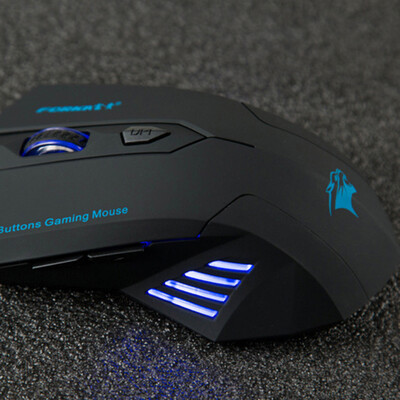 

MyMei Прохладный Pro 6D Game Mouse 6 Кнопка оптический свет USB конкурентных ПК компьютер ноутбук