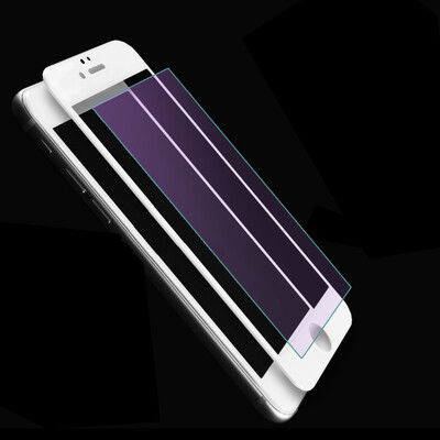 

Product Hyun iPhone6 ​​plus / 6s plus tempered film Apple 6 plus / 6s plus anti-blue full-screen full coverage of mobile phone film high-definition glass film white (gift film