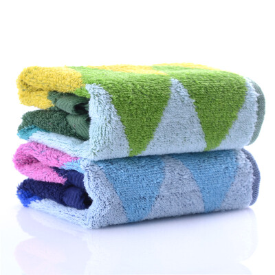 

Yaguang towel home textiles cotton yarn-dyed soft water-absorbing Greenwich cotton towels made of two light gray / dark gray 34 * 34cm 45g