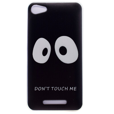 

Do not touch me Pattern Soft Thin TPU Rubber Silicone Gel Case Cover for WIKO Jerry