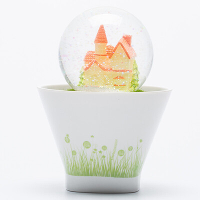 

Tropical forest xy11 house crystal ball practical novelty romantic voice night light to send girls girlfriend girlfriend love wife wife birthday gift colorful colorful creative gifts