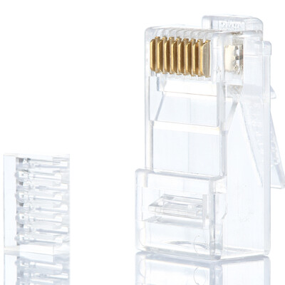

Ampang (AMPCOM) AMCAT6250030 шесть класс кристалл головной разъем инженерной сети RJ45 гигабитный кабель 8P8C позолоченный разъем 30 комплектов / сумка