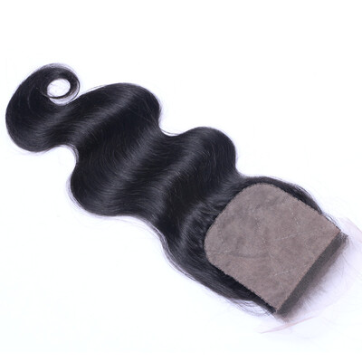 

Favor Hair Silk Based Closure 4x4 inch Silk Top Human Hair Lace Closure Body Wave Invisible Knots
