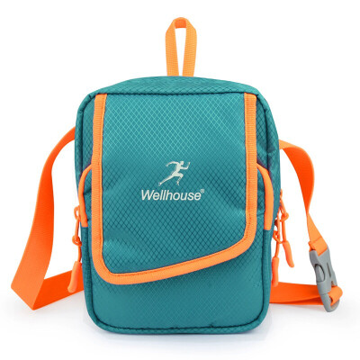 

WELLHOUSE outdoor shoulder bag running waist bag satchel sports leisure riding package spray color orange