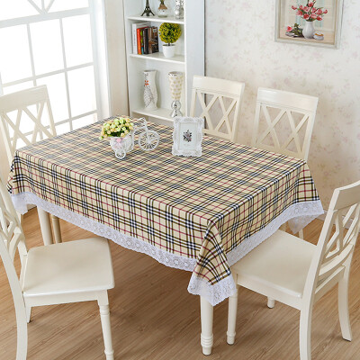 

Jing Hui think a JH0197 PVC waterproof and oil-free washing a lot of plastic tablecloth tablecloth brown checkered 137 * 183cm