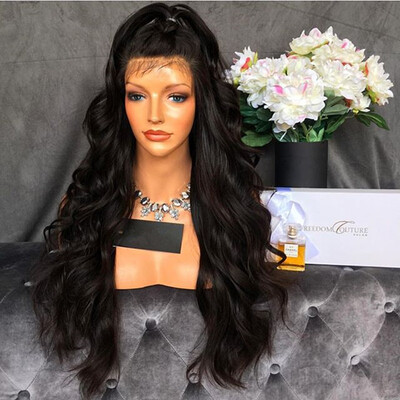 

Fashion Human Hair Wigs 150 Density Body Wave Brazilian Full Lace Human Hair Wigs Remy Hair with Baby Hair for Black Women Cheap
