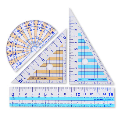 

National reputation KOKUYO GY-GBA110P ruler students with transparent 15cm pink